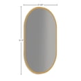 thumbnail image 2 of DAX Soul 22" Wide Reversible Mirror, Gold, 2 of 4