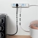 thumbnail image 4 of Power Strip Holder , Self-Adhesive Wall Mount Fixator, Punch-Free, 4 of 5