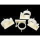thumbnail image 3 of 150 piezas de abrazaderas de alambre, abrazaderas de cable, bridas ajustables, blancas, 3 of 6