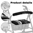 thumbnail image 5 of HELLHERO Black and White Piano Music Rollator Walker Cover Protection Covers Rollator Seat Back Cover & Breathable Lightweight for Senior, 5 of 7