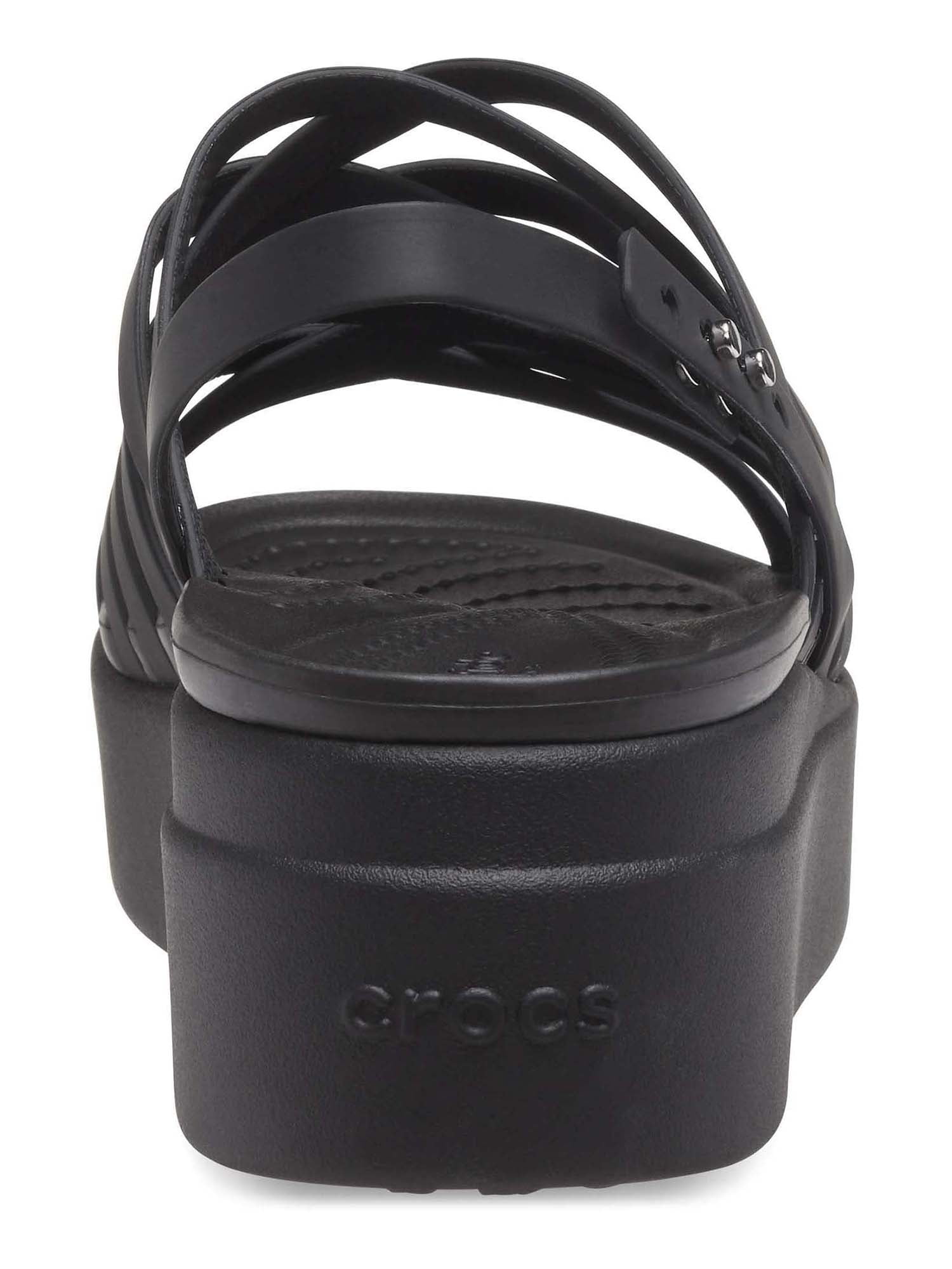 Crocs Women's Brooklyn Strappy Low Wedge Sandals