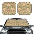 thumbnail image 2 of Sikiie Colorful Paisley Print Foldable Car Windshield Sun Visor, Car Window Sunshade Suitable for Sedan, SUV and Truck Car Accessories-Small, 2 of 6
