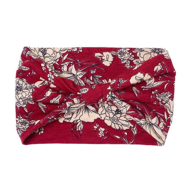 ZAXARRA Bandeau Grand pour Femmes, Élastique Rétro, Noué, pour Yoga, Sport, Course, Entraînement Physique