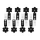 thumbnail image 1 of unbranded 8Jgo Clips Negros Para Jardín Antidesprendimiento Fáciles De Usar Y Duraderos, 1 of 8