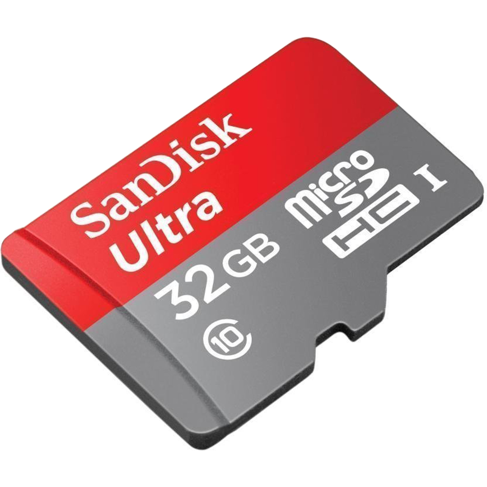 Sandisk Imaging Ultra microSDHC 32GB UHS Class 10 Memory Card w/ Adapter