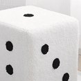 thumbnail image 4 of Foot Stool Soft Comfortable Simple Warm Sturdy Base Cube Stool for Home Living Room Bedroom White 20x20x20cm, 4 of 4