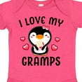 thumbnail image 4 of Inktastic I Love My Gramps with Cute Penguin and Hearts Girls Baby Bodysuit, 4 of 5