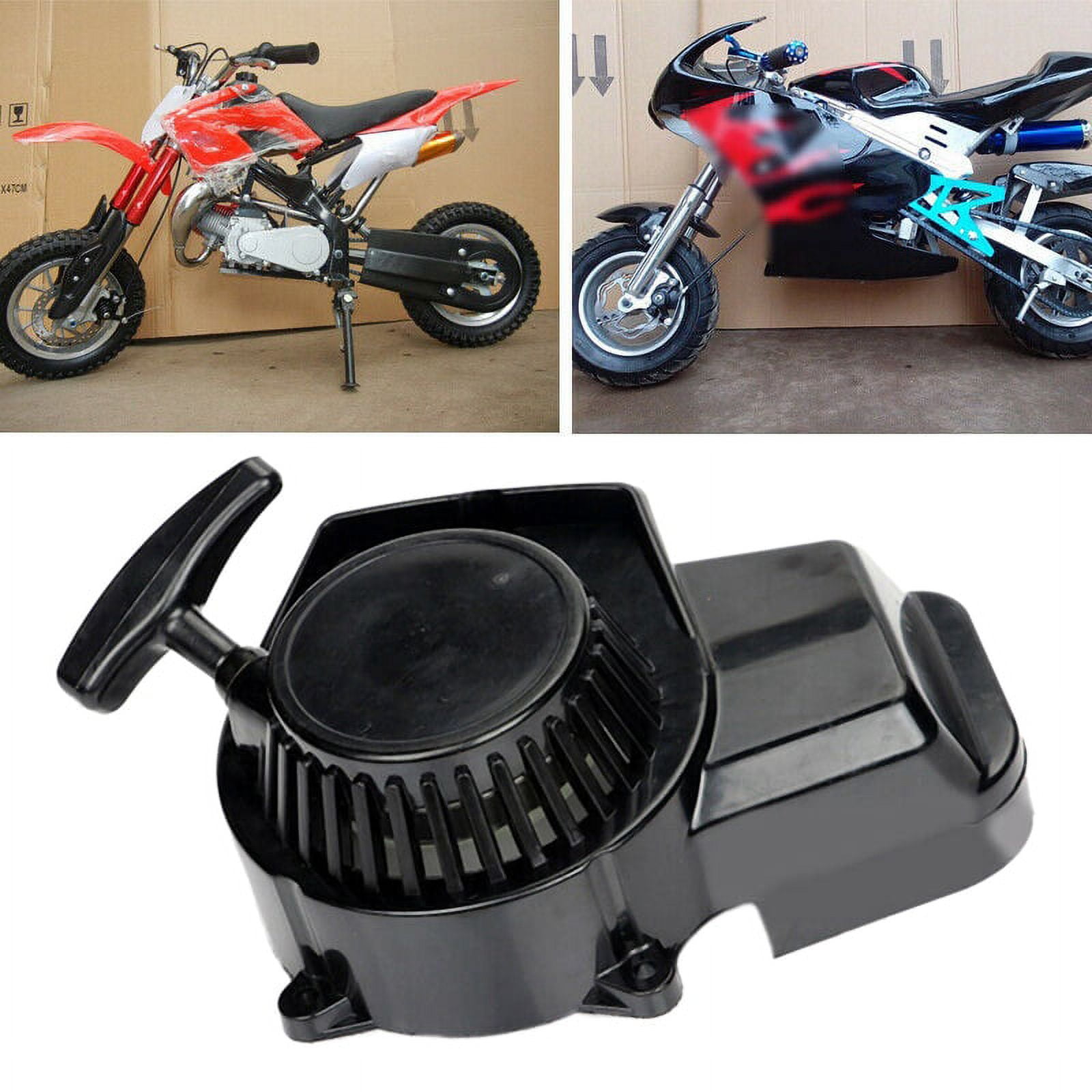 Starter Pull E Volano Per Dirt Bike 49Cc - 2 Pezzi, Universale Nero - Foto 14