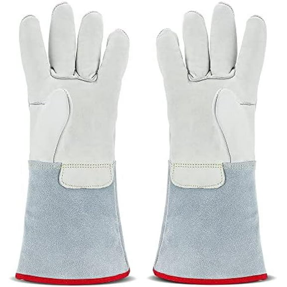 Cryogenic Gloves 14.2"/36cm Long Mid-arm LN2 Protective Gloves for Liquid Nitrogen/Dry Ice/Cold Storage$$Tools & Hardware Other