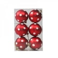 thumbnail image 2 of 6Pcs Classic Christmas Ball Ornaments 6Cm Hand-Painted Plastic Electroplating Xmas Tree Balls Merry Christmas, 2 of 6