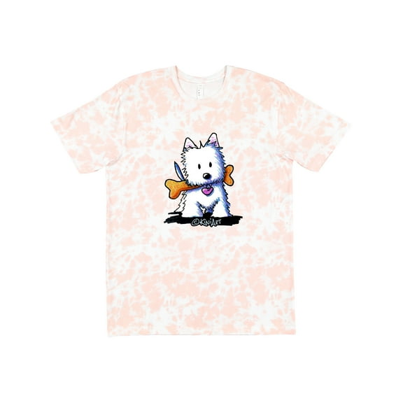 Inktastic Kiniart Westie with Bone T-Shirt