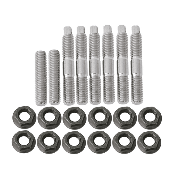 Cylinder Head Exhaust Stud Bolt and Nut Kit - Compatible with Yamaha Blaster YFS200 (1988-2006)