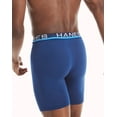 thumbnail image 5 of Hanes Long Leg Boxer Brief 4-Pack Men X-Temp Total Support Pouch Sport Gym S-2XL, 5 of 7
