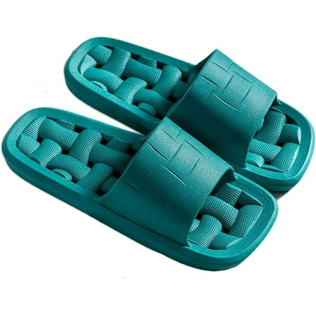 

PIKADINGNIS Leaky Slippers Women Summer Hollow Out Bathroom anti-Slip Indoor Home Shoes Men Cool Slipper