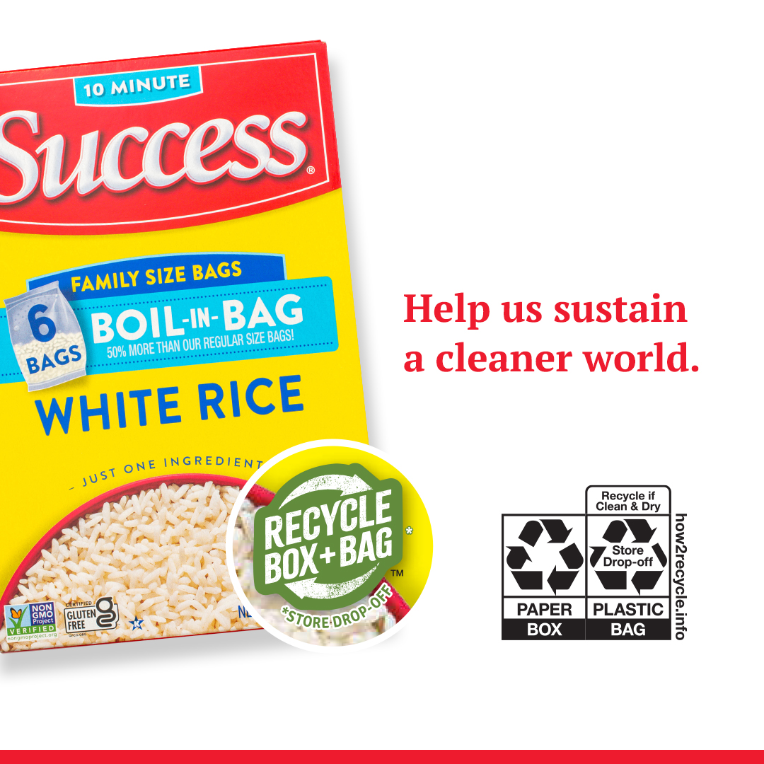 Success Boil-in-Bag Rice, Precooked Long Grain White Rice, 32 oz, 6 Count - image 5 of 13