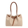 thumbnail image 1 of Bolso tote grande para mujer, bolso de mano informal de moda para primavera, verano y ocio urbano. Mango marrón, 1 of 8