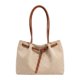 thumbnail image 1 of Bolso tote de gran capacidad, regalo de moda, bolso elegante para la calle y fiestas al aire libre. Mango marrón, 1 of 9