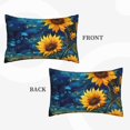 thumbnail image 2 of Xecao Vintage Starry Sky Sunflower for Decorative Throw Pillow Case for Couch,Sofa or Bed Set,Pillow Cover for Sofa Home Decor Ideal Gift-20"x30", 2 of 6