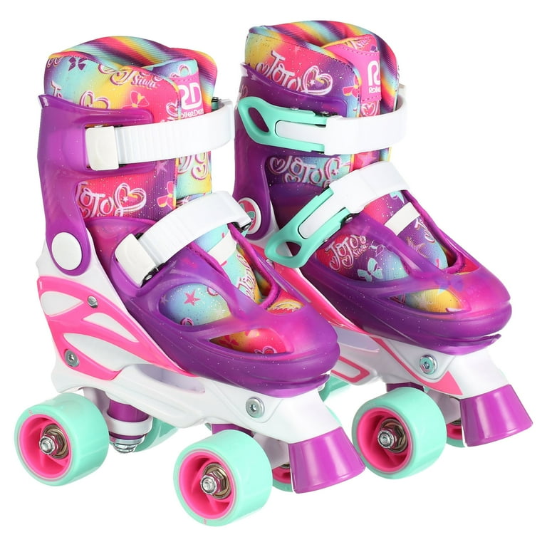 Roller Derby Sprinter Girl s 2 in 1 Quad Roller and Inline Skates Combo Jojo