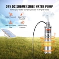 thumbnail image 6 of KFFKFF Solar-Powered Water Pump, 24V DC 277W, Deep Well Submersible Pump, Maximum Flow 9.25 GPM, Maximum Head 272 ft, Maximum Submersion 65.6 ft, Ideal for Well, Farm Ranch Irrigation, 6 of 9