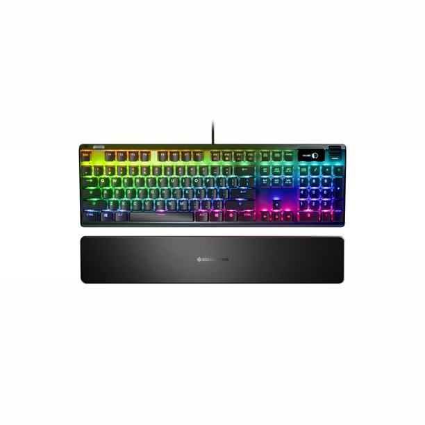 Steelseries Apex Pro Mechanical Gaming Keyboard Black Walmart Com Walmart Com