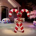 thumbnail image 2 of CC Christmas Decor Lighted "Joy" Candy Cane Christmas Outdoor Yard Decoration - 52", 2 of 3