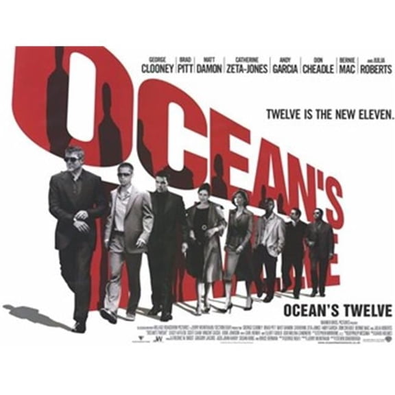 Pop Culture Graphics MOV248783 Oceans Twelve Movie Poster, 17 x 11