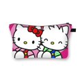 thumbnail image 1 of Sanrio-bolsas de cosméticos de Hello Kitty para mujer, neceser Kawaii de viaje para artículos de tocador, bolsas de maquillaje, bolsas de almacenamiento portátiles impermeables para mujer, estuche par Fivean unisex, 1 of 2