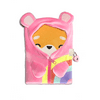 Claire's Girls Dress Up Corgi Plush Diary with Ruled Pages, Lock And Keys, Polyester, 66648
