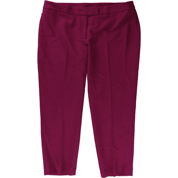 Anne Klein Pantalones casuales con parte delantera plana para mujer, rosa, 8 Anne Klein Pantalones