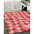 thumbnail image 3 of Ahgly Company Machine Washable Indoor Rectangle Transitional Light Coral Pink Area Rugs, 2' x 4', 3 of 7