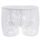 thumbnail image 1 of Men's  See Through Shorts Embroider Clubwear Trunks White L L Salvador Dali Ropa Interior Atractiva, 1 of 10