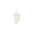 thumbnail image 2 of Geometric Wall Decor - Modern Grid Patterned Art - White & Gold Accent Wall Hanging - 31.5" x 23.5", 2 of 6
