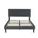 thumbnail image 1 of Ilios Innova | Base de Cama Matrimonial con Cabecera Moderna de Diseño Moderno, Estructura Reforzada Con Tapizado Color Negro, 1 of 9