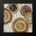 thumbnail image 2 of Selkirk, Edward 12x12 Black Modern Framed Museum Art Print Titled - Native Circle II, 2 of 5