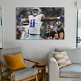 thumbnail image 6 of Poster Micah Parsons Art American Football Player Home Decor Poster Wall Art Hanging Picture Print Bedroom Decorative Painting Posters Room Aesthetic 16x24inch(40x60cm), 6 of 6