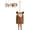 A, variant on Hand-Painted Resin Animal Wind Chimes, Whimsical Vintage Hanging Bells for Outdoor Garden Decor, Durable Weather-Resistant Ornaments for Porch, Yard, Window, Farmhouse Decoration