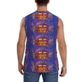 thumbnail image 4 of Balery Peace And Love Camisetas sin mangas para hombre, absorbe la humedad y protege contra el mal olor.-Small, 4 of 7