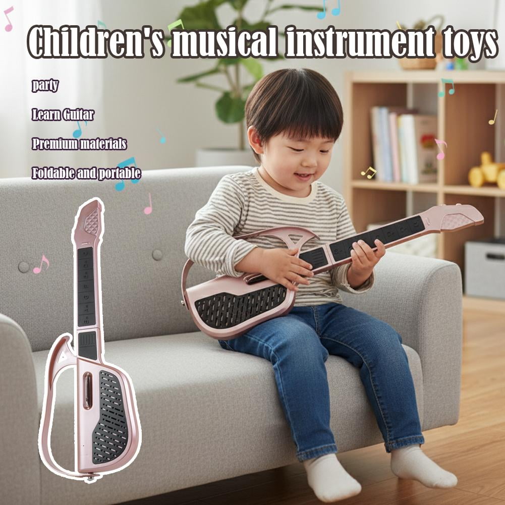 Smart Guitar - Stringless String Instrument,Smart Guitar DJ Controller,Rechargeable Portable Stringless Guitars,Electric Portable Guitars Adult Family Function,for Kids and Musicians