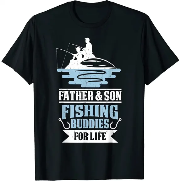 Father & Son Fishing buddies for life Fish T-Shirt