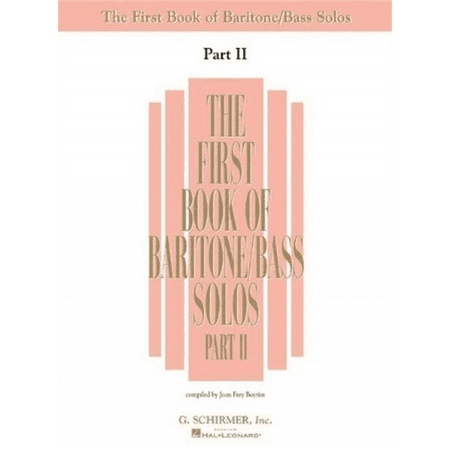 The First Book Of Baritone/Bass Solos - Part II, Book