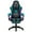 Blue, variant on Hoffree Gaming Chair with Speakers Big and Tall Office Chair with Footrest Heavy Duty Gamer Chair with Lumbar Support Height Adjustable 360-Swivel Seat and Headrest for Adults, 400lbs