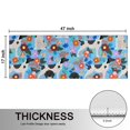 thumbnail image 5 of Kitchen Rugs Sets Of 2,German Shorthaired Pointer Dog and Flower Anti Fatigue Kitchen Mat Rugs Non Slip Washable,Decorative Kitchen Floor Mats for Kitchen,Sink,Laundry,17"X47", 5 of 5