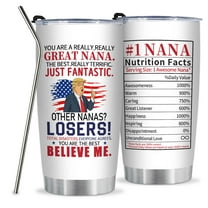 Gifts for NANA from Grandchildren,Funny NANA Gifts for Mothers Day from Grandson , 20oz NANA Tumbler for NANA Gifts, Unique NANA Presents Gifts Ideas for NANA on Birthday Christmas
