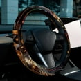 thumbnail image 6 of Christmas 14.5 Inch Printing PVC Leather Steering Wheel Cover Auto Accessories, 6 of 6