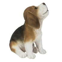 Hi-Line Gift Ltd 87703-I Howling Beagle Puppy Statue, 6.57-inch Height