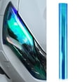 thumbnail image 2 of Película para faros delanteros de coche, pegatina de envoltura automática brillante y colorida para coches (30*120cm, azul oscuro) Jadeshay A, 2 of 8