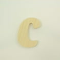 thumbnail image 4 of Package of 1, 16 Inch X 3/4" Thickness Baltic Birch Wood Letter c in The Goudy Heavy Font, Thick, Lower Case for Art & Craft Project, Made in USA, 4 of 4
