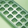 thumbnail image 6 of ReaNea Silicone Bottom Ice Cube Trays for Freezer with Ice Storage Box, Ice Scoop and Ice Cube Mold (Green), 6 of 9