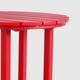 thumbnail image 4 of WestinTrends Outdoor 37" Counter Height HDPE Outdoo Bistro Bar Table, Red, 4 of 7